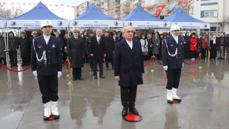 18 Mart Şehitler Günü Kapsamında Kartal’da Anma Programları Düzenlendi