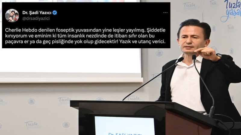 Başkan Yazıcı’dan Charlie Hedbo’ya tepki “Er ya da geç pisliğinde yok olup gidecektir!”