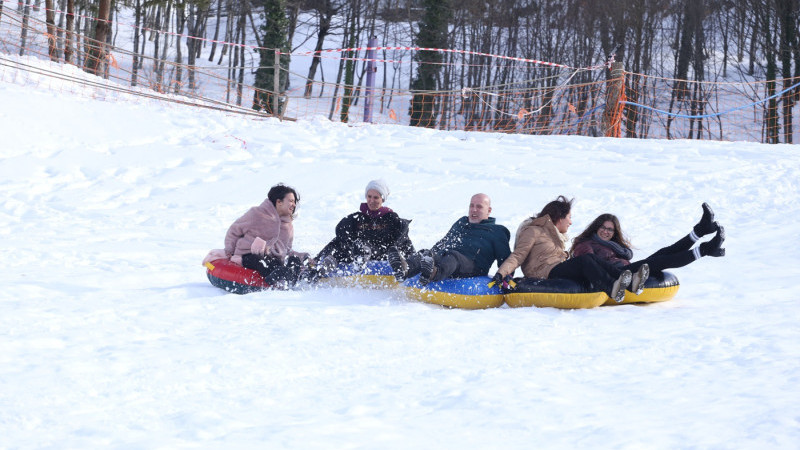 Kar tatil keyfi Kocaeli Aytepe Park’da yaşanır