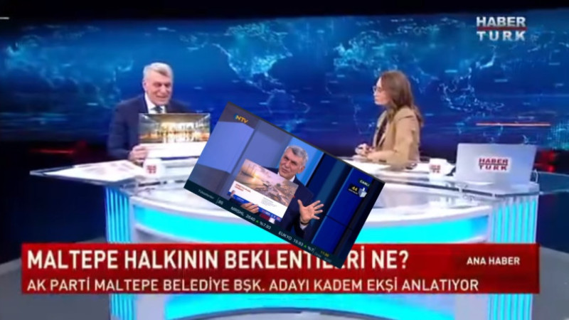 EKŞİ, NTV ve HABER TURK YAYININDA MALTEPE PROJELERİNİ ANLATTI 