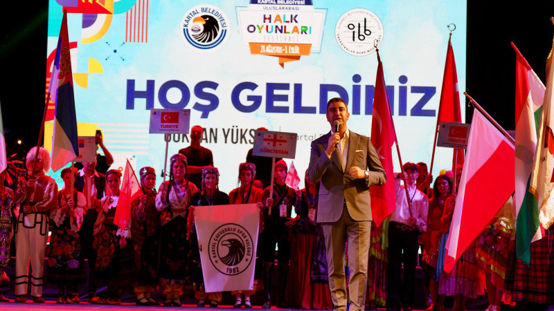 Kartal Belediyesi 3. Uluslararası Halk Oyunları Festivali Başladı