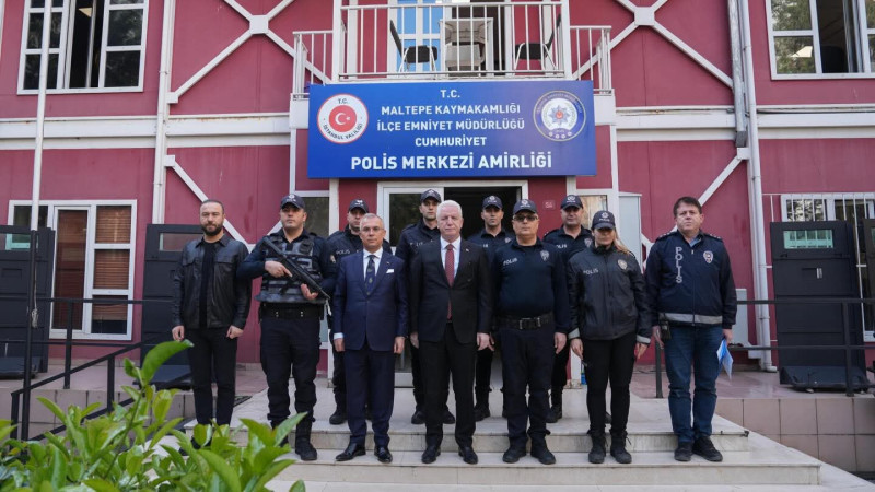 VALİ GÜL MALTEPE CUMHURIYET POLİS MERKEZİ'NDE