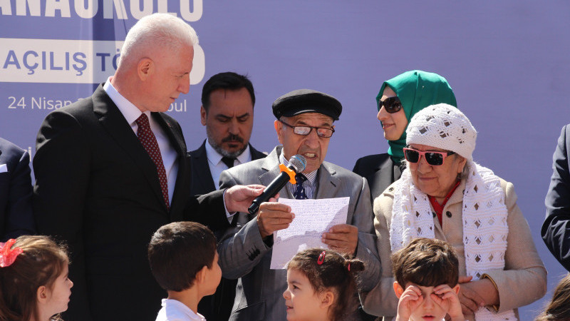 VALİ GÜL MALTEPE'DE ANAOKULU AÇILIŞINDA