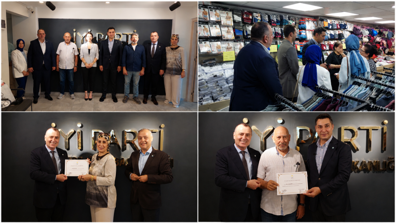 İYİ PARTİ MALTEPE'DEN ESNAF ZİYARETİ
