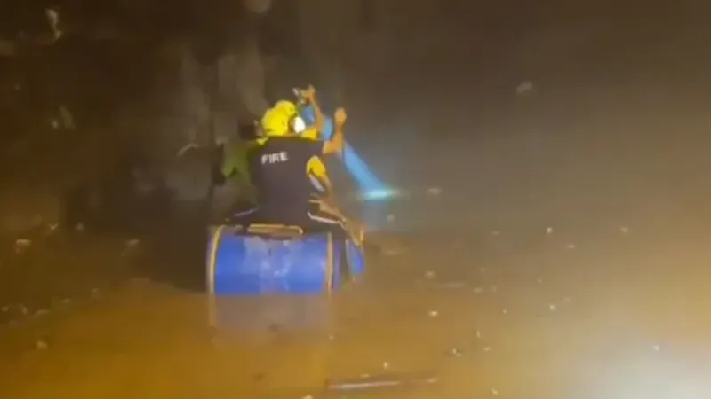 Tünel bir anda su ve molozla doldu 7 işçi hayatını kaybetti, 10 yaralı