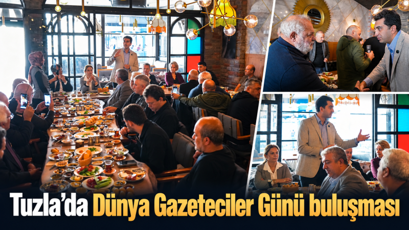 Tuzla Belediye Başkanı Eren Ali Bingöl Gazeteciler ile bir araya geldi